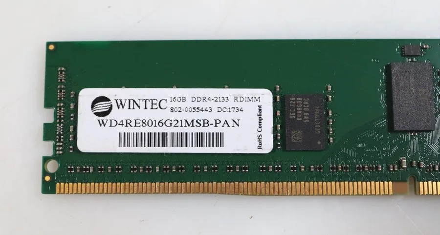 Модуль памяти Wintec 32GB 2x16GB DDR4-2133 ECC Registered RDIMM Server RAM WD4RE