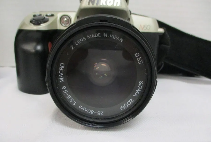Объектив Nikon D80 Digital SLR Camera with Tamron 80-210 Zoom Lens Condition