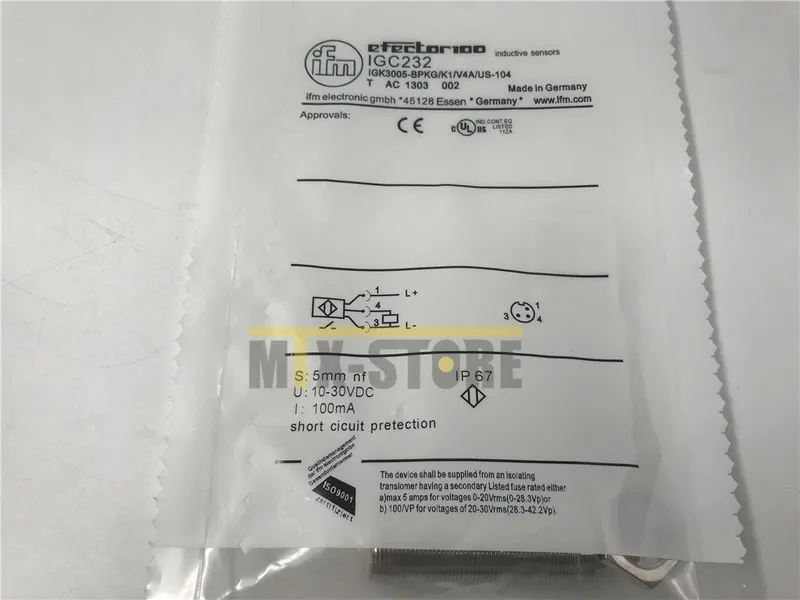 Датчик приближения IGC232 IFM Proximity Switch Sensor
