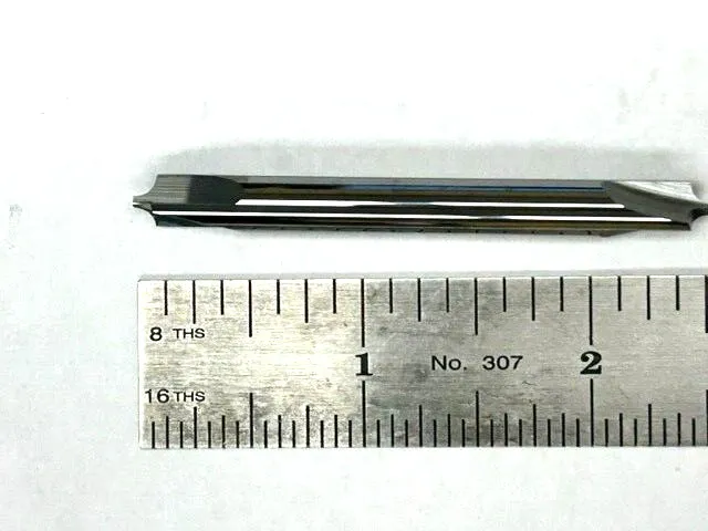 Режущий инструмент 1/2 2 FLUTE SE 45 DEGREE HH CARBIDE END MILL W/.010cr. MICRO1
