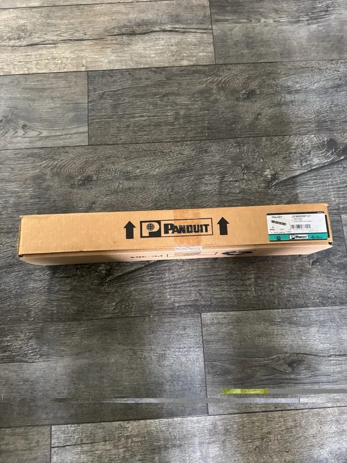 Патч-панель Panduit DP485E88TGY Punchdown Patch Panel Category 5E Flat 48-Port 2 — фото лота 1