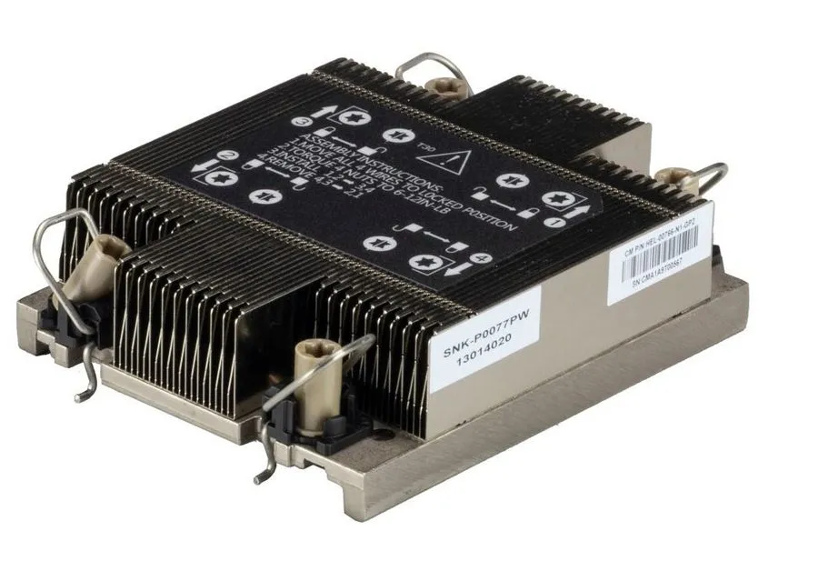 Комплектующее сервера Supermicro SNK-P0077PW 1U Passive CPU Heat Sink Socket LGA