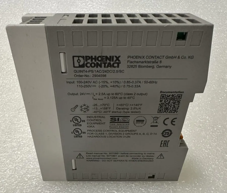 Блок питания Phoenix Contact QUINT4-PS/1AC/24DC/2.5/SC 2904598 Power Supply