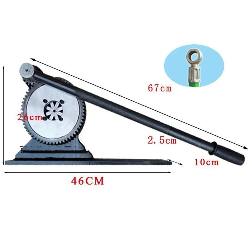 Трубопроводная арматура 0.3"-1.25" 8-Teeth Manual Hydraulic Crimping Machine Tub — фото лота 2