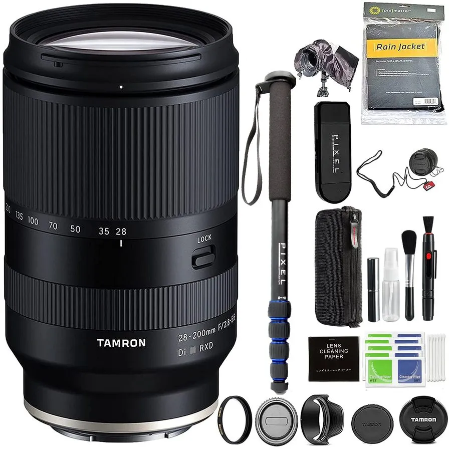 Объектив Tamron 28-200mm f/2.8-5.6 Di III RXD Lens Advanced Bundle + 1 Yr