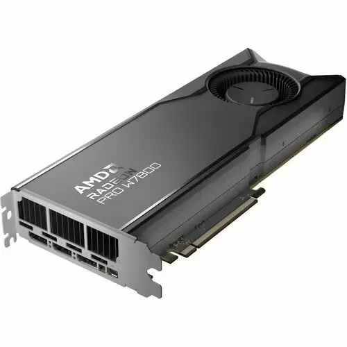 Оборудование видеонаблюдения AMD Radeon Pro W7800 Graphic Card 32 GB GDDR6 Full- — фото лота 2