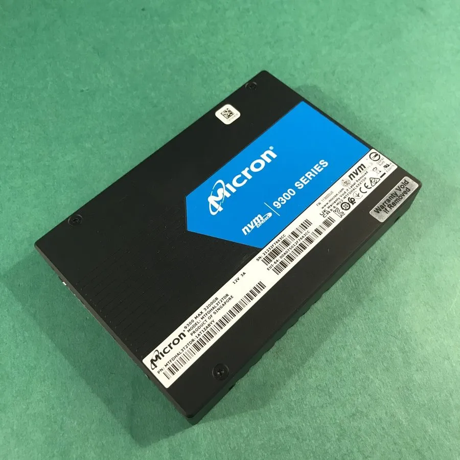 SSD-накопитель Micron 9300 MAX 3.2TB U.2 NVMe Enterprise SSD MTFDHAL3T2TDR