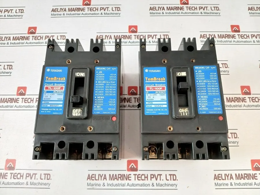 Автоматический выключатель TERASAKI TL-100F Tembreak Circuit Breaker 3 Pole AC69