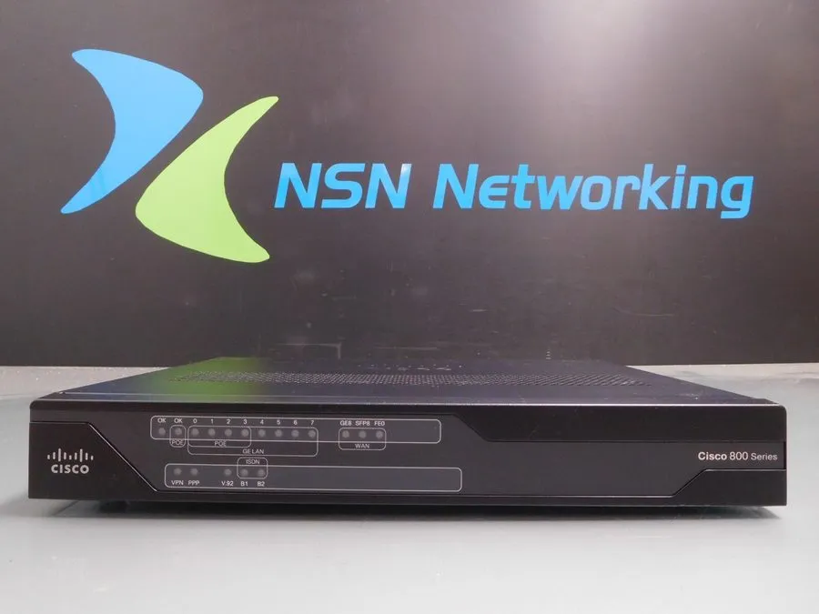 Маршрутизатор CISCO C891F-K9 891F Gigabit Integrated Service Router 8-Port