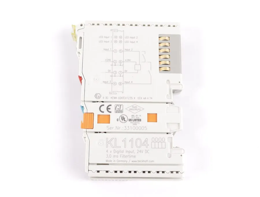 Модуль ввода-вывода LOT BECKHOFF KL1104 4X DIGITAL INPUT 24VDC