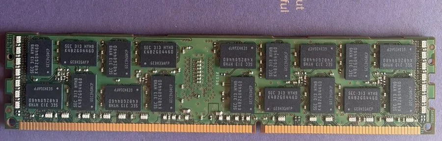 Модуль памяти GB (16 x Samsung 8GB 2Rx4 PC3L 10600R M393B1K70CH0-YH9 DDR3 ECC RA — фото лота 1