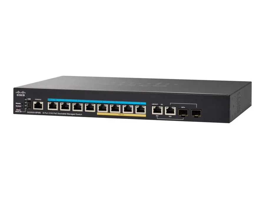 Коммутатор Cisco SG350X-8PMD-K9 Switch