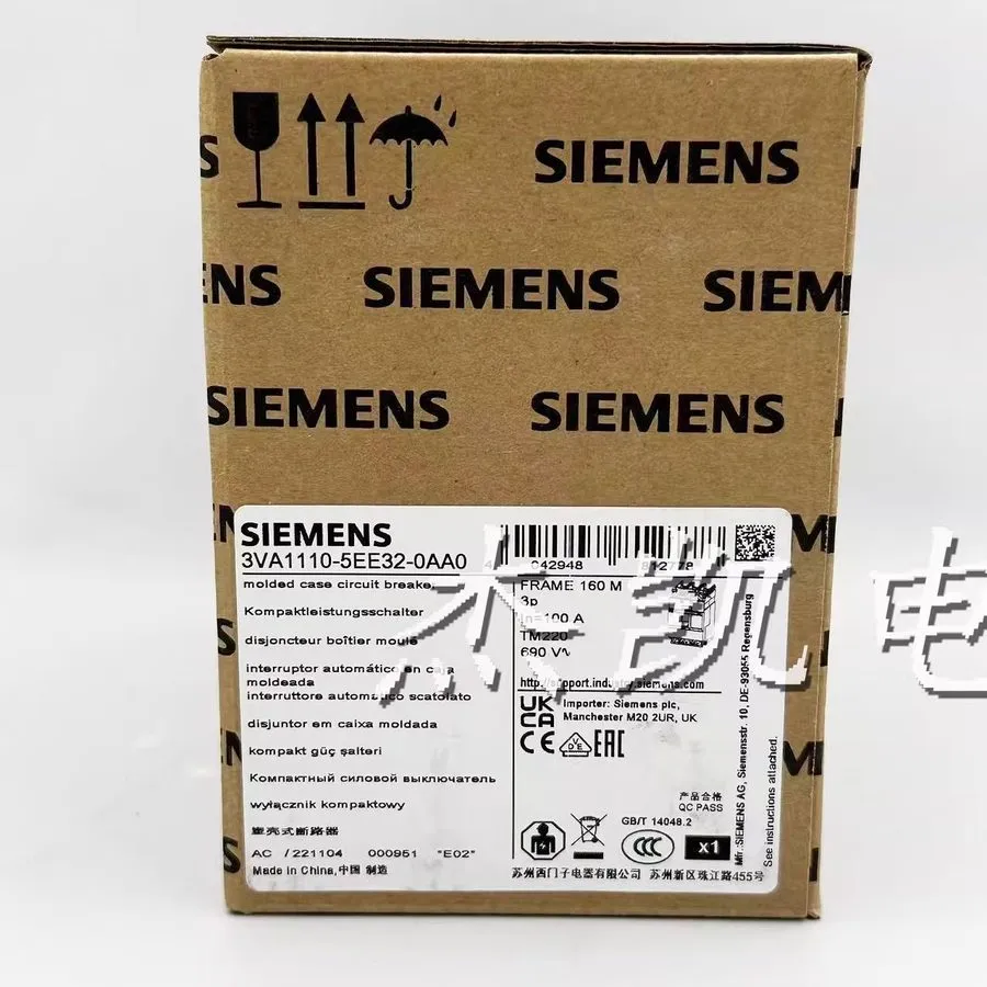 Автоматический выключатель SIEMENS 3VA1110-5EE32-0AA0 CIRCUIT BREAKER 100A 440VA