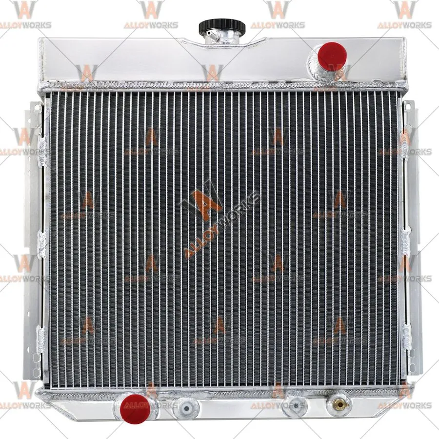 Измерительный инструмент 4 Row Radiator Fit 67-1973 Ford Mustang Maverick Mercur — фото лота 1