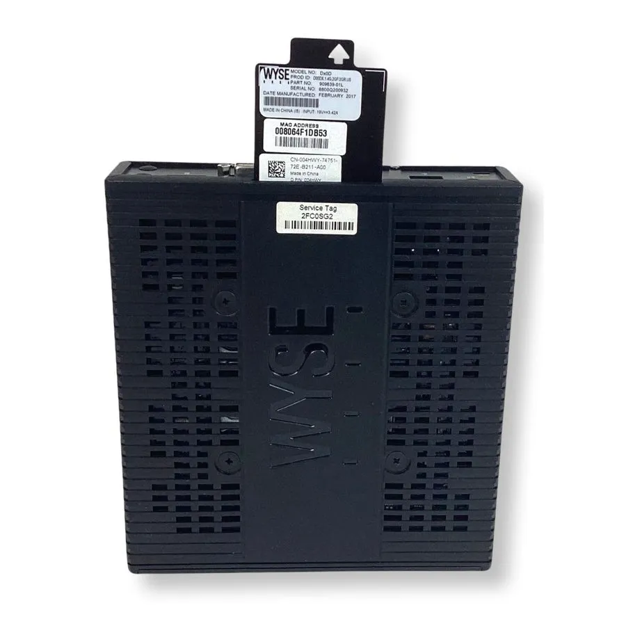 SSD-накопитель Dell Wyse D00DX Thin Client G-T48E 2GB DDR3 SDRAM 2GB SSD OS: Cit — фото лота 4