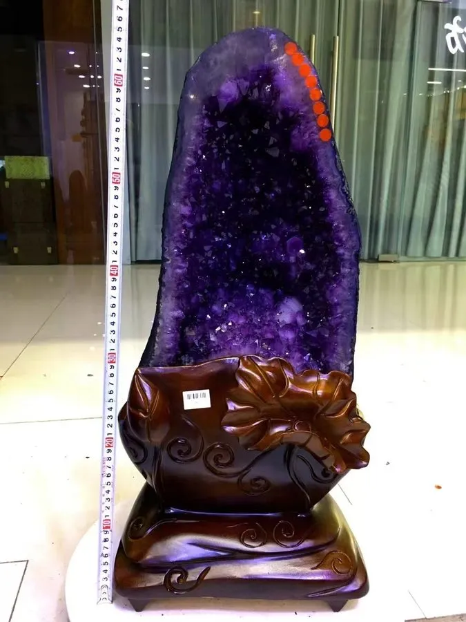 Лабораторный прибор 75.46LB TOP! Natural Uruguay Amethyst geode quartz crystal c — фото лота 2