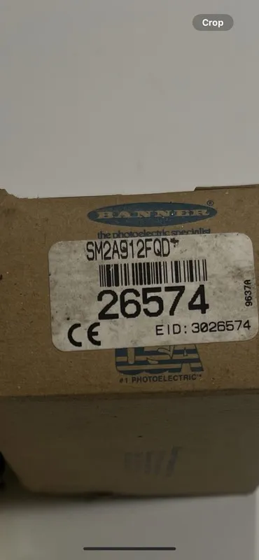 Фотоэлектрический датчик Banner Valu-Beam SM2A912FQD Photoelectric Sensor 24-250 — фото лота 1