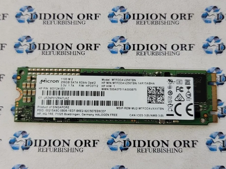 SSD-накопитель Micron 256GB M.2 SSD MTFDDAV256TBN-1AR15ABHA