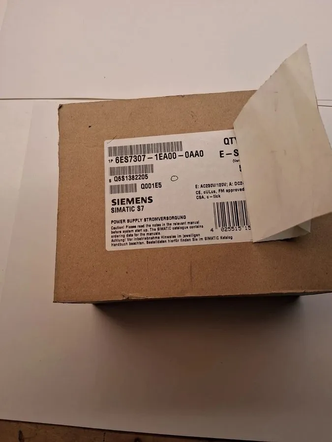 Блок питания Siemens SIMATIC S7 6ES7 307-1EA00-0AA0 DIN Rail Power Supply 24V