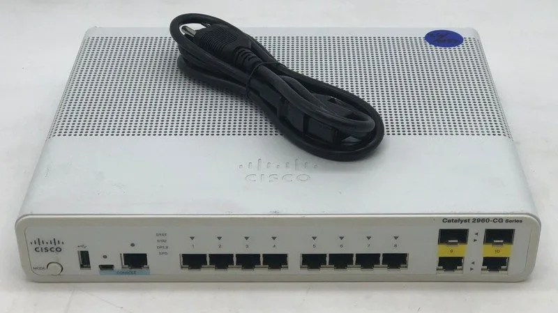 Коммутатор Cisco WS-C2960CG-8TC-L 8-Port Gigabit Ethernet Managed Switch
