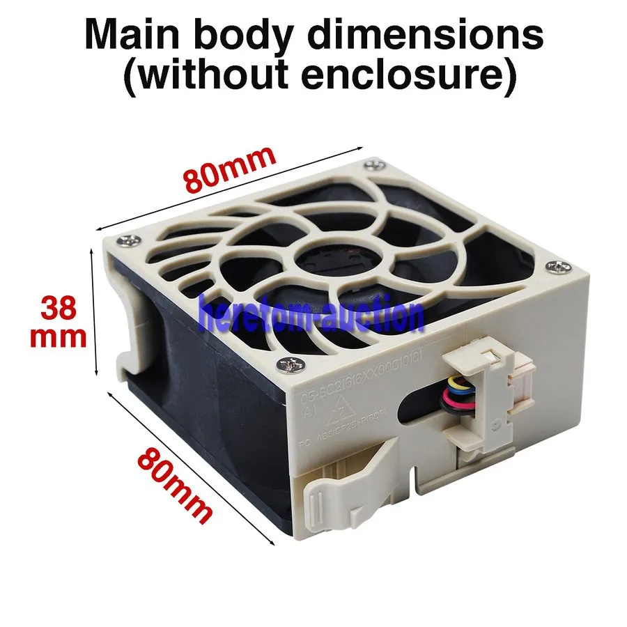 Вентилятор Supermicro FAN-0118L4 High Efficiency 4Pin PWM 80x38mm Hot Swap Fan