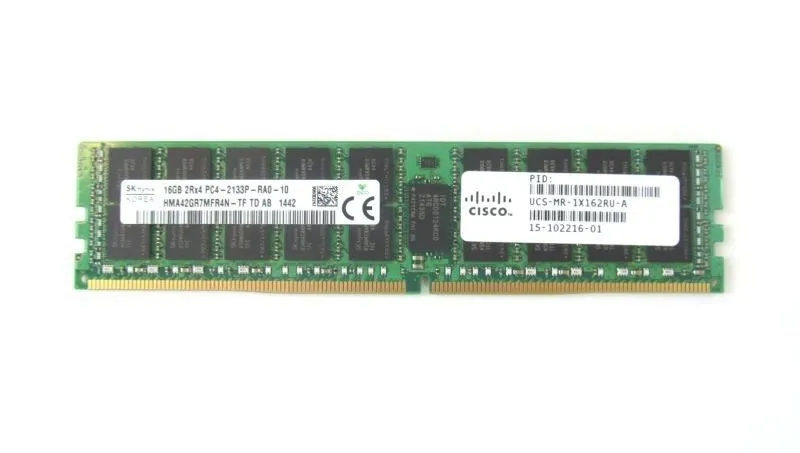 Модуль памяти Cisco 16GB DDR4 PC4-2133P ECC Registered RDIMM 288-Pin UCS-MR-1X16