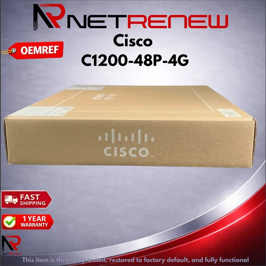 Коммутатор CISCO C1200-48P-4G 48-port PoE+ Gigabit Managed Switch 4SFP