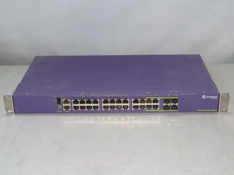 Коммутатор EXTREME NETWORKS X440-G2-24P-10GE4 24-PORT POE SWITCH w /POWER CORD