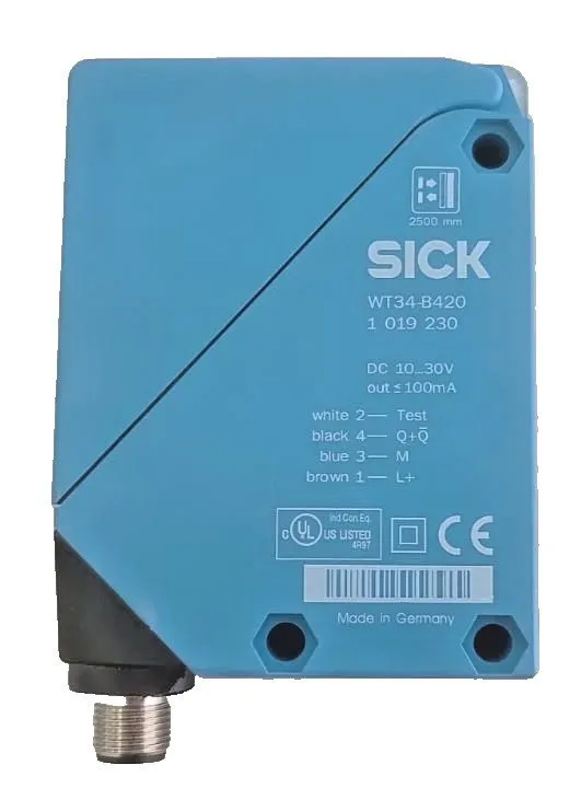 Фотоэлектрический датчик Sick WT34-B420 Photoelectric Sensor 1019230 — фото лота 1