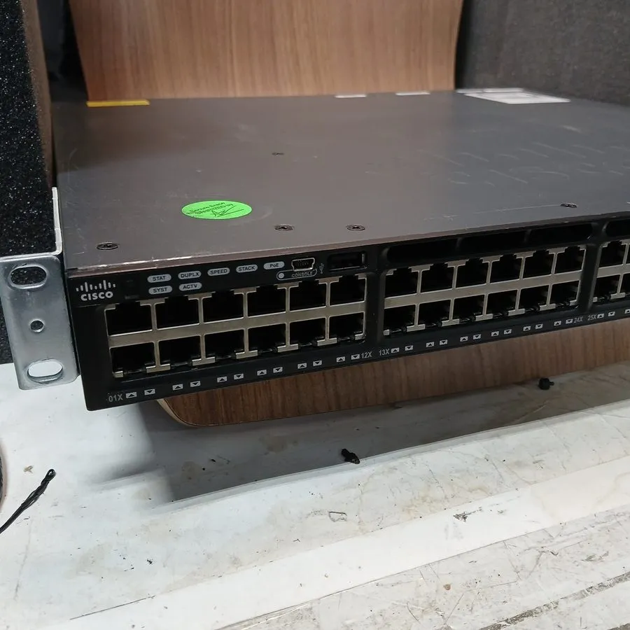 Коммутатор Cisco Catalyst 3650 48 Port Gigabit Switch PoE+ 1550W 2x10G WS-C3650-