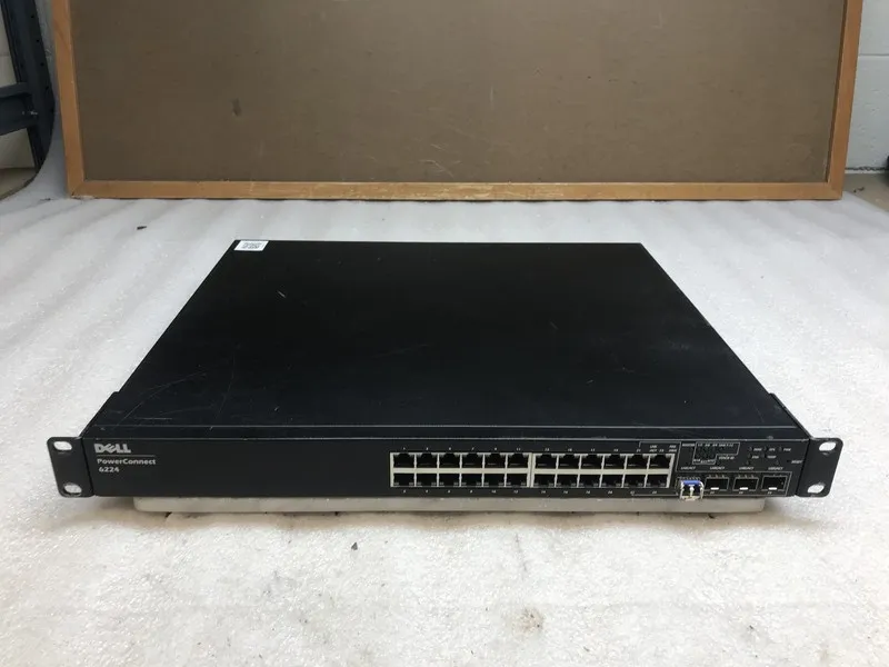 Коммутатор Dell PowerConnect 6224 24-Port Gigabit Managed Switch Rackmount