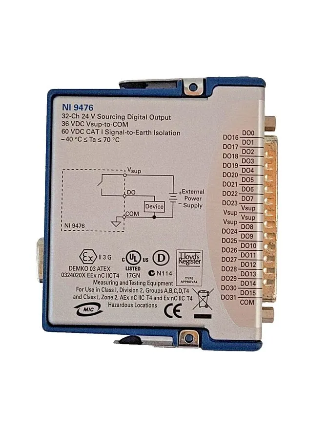 Модуль ввода-вывода National Instruments NI9476 32-Channel C Series Digital Modu