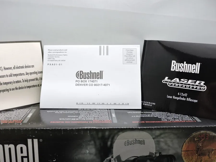 Оптико-электронная система Bushnell Yardage Pro 204124 4-12x42 Laser Rangefinder — фото лота 4