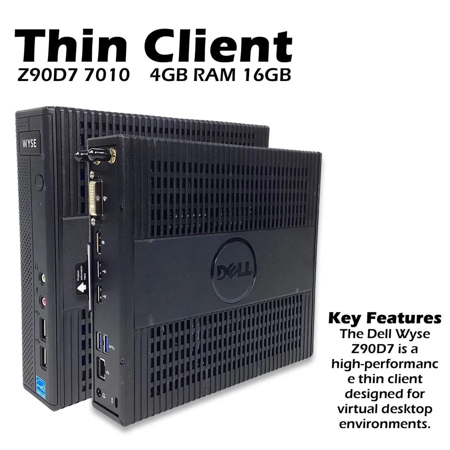 SSD-накопитель Dell Wyse 7010 Thin Client AMD G-T56N 1.65GHz 2GB Ram 2GB SSD WES