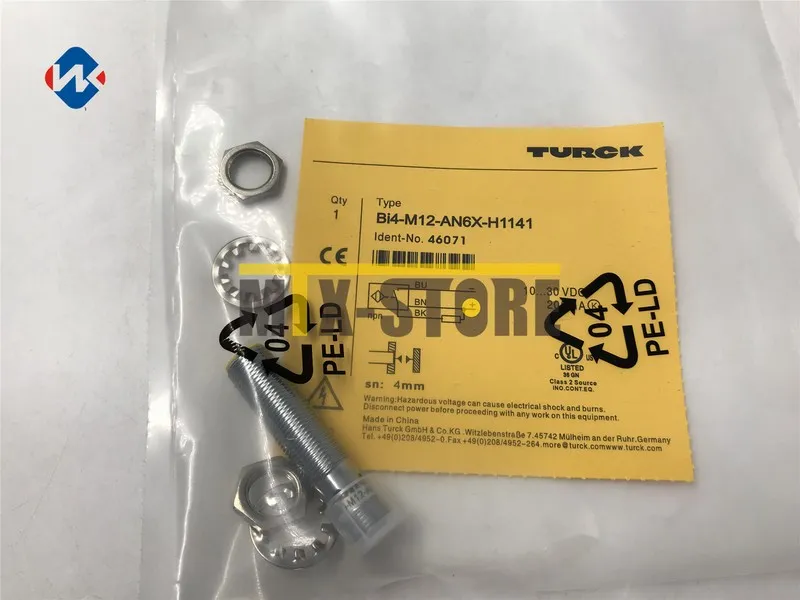Датчик приближения Turck Bi4-M12-AN6X-H1141 Proximity Sensor, 4mm SN, 10-30VDC, 