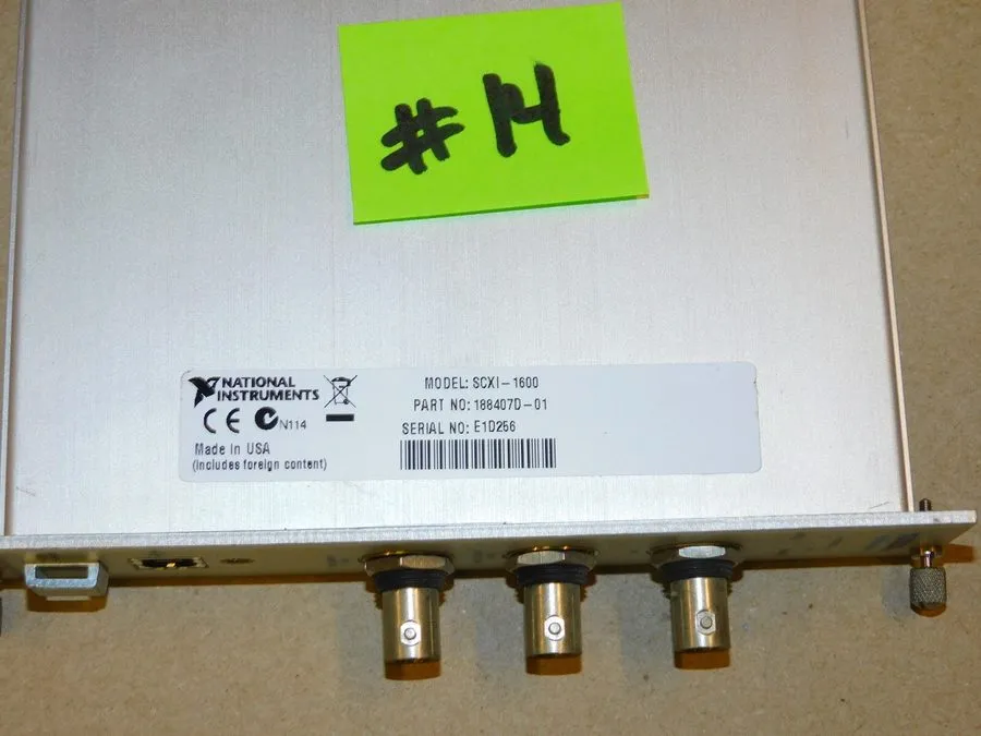 Модуль NI SCXI-1600 USB DAQ 16-bit Control Module 200 kS/s National Instruments