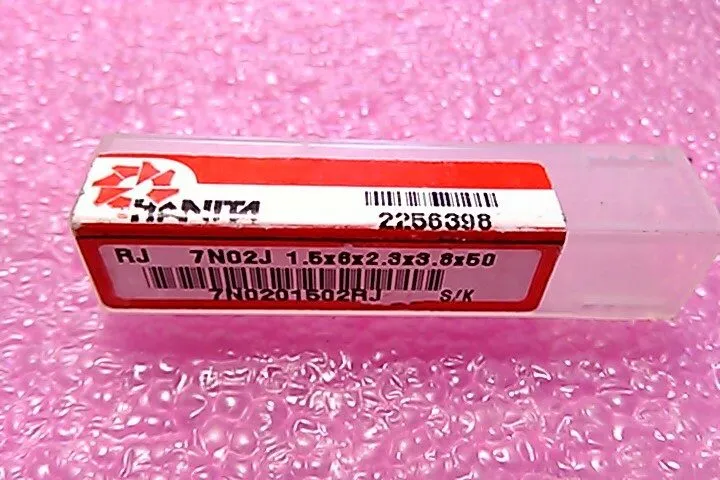 Режущий инструмент HANITA 1.5mm Solid Carbide Finishing End Mill 2-Flute TiAlN 7 — фото лота 2