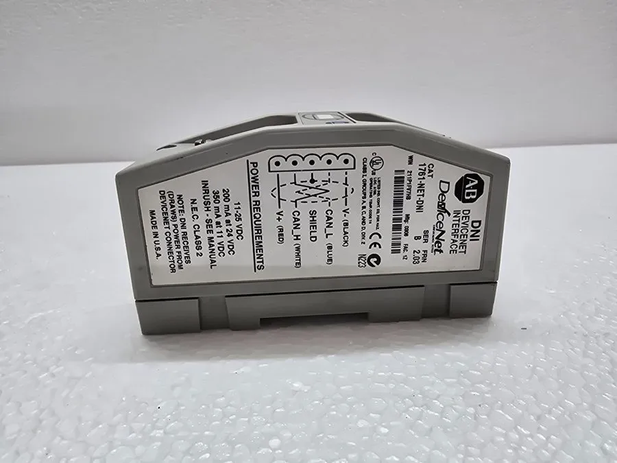 Модуль Allen-Bradley 1761-NET-DNI DeviceNet Interface module — фото лота 2