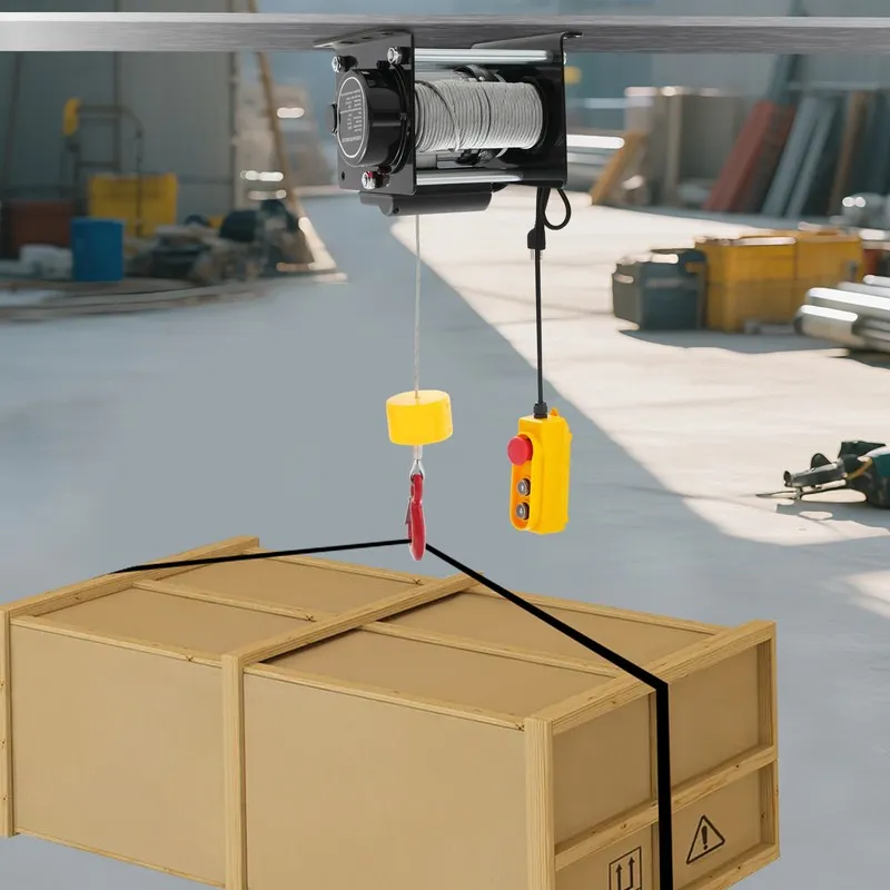 Таль Electric Hoist Winch Wired Electric Lifting Hoist & Remote Control 400kg/88