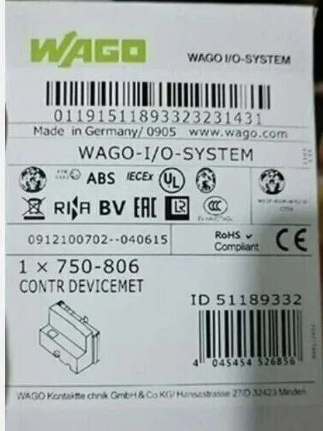 Коммуникационный модуль Wago DeviceNet communication module 750-806