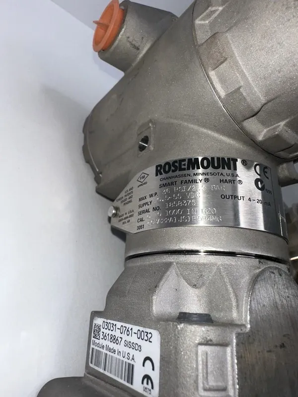 Трубопроводная арматура Rosemount 3051CG3A22A1JS1E5B4M6 Transmitter + DP0001-301 — фото лота 2