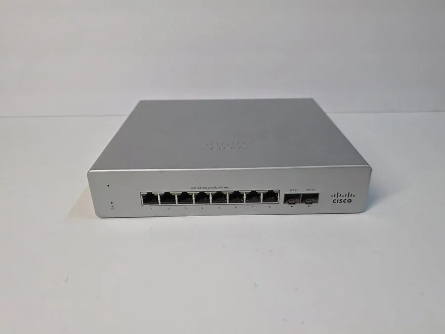 Коммутатор UNCLAIMED Cisco Meraki MS120 8 Port Gigabit Switch 124W PoE+ MS120-8F