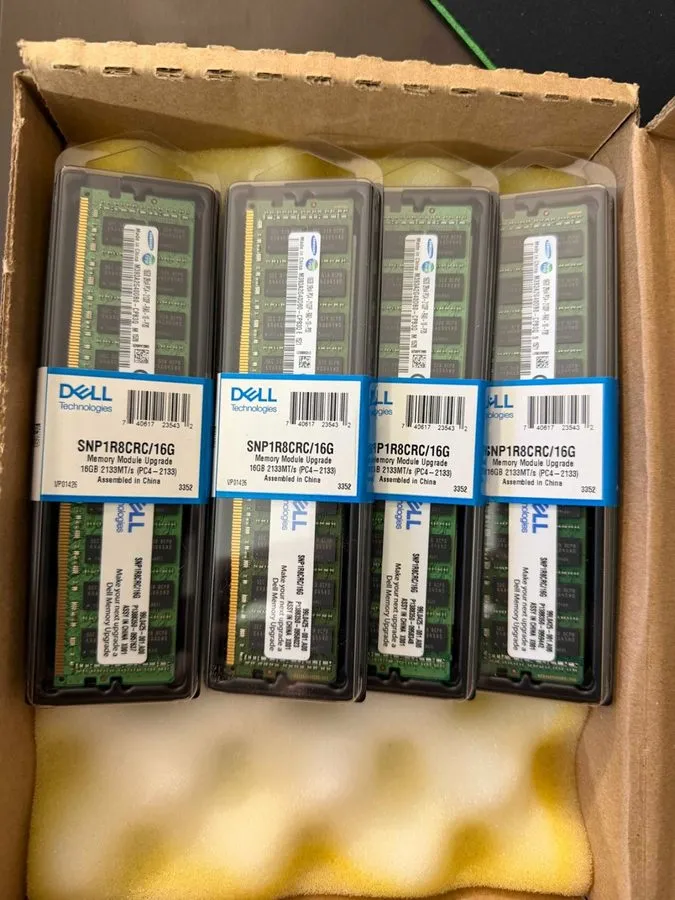 Сервер 5x Dell SNP1R8CRC/16G A7945660 16GB DDR4 PC4-2133P PowerEdge Server ECC M