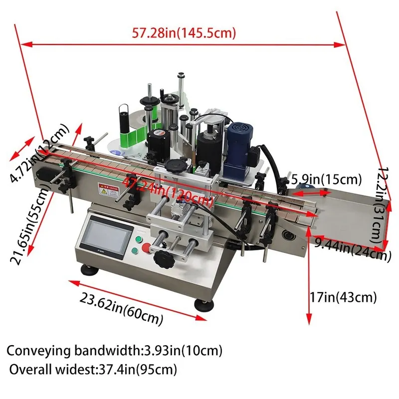 Конвейер Auto Chain Plate Conveyor Capping Machine 20-60 bot/min 0.78-4.72in Bot — фото лота 1