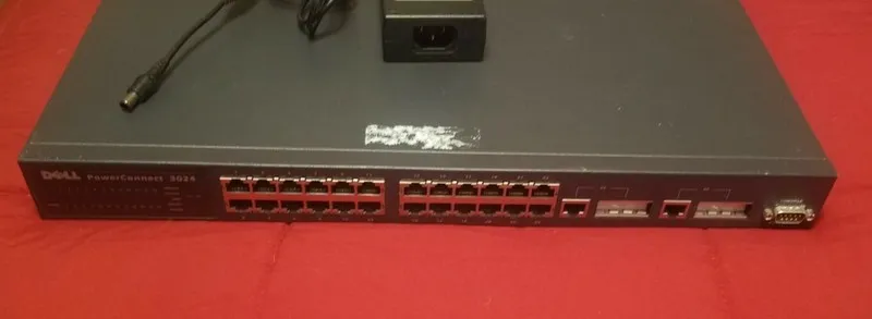 Коммутатор Dell PowerConnect 3024 Ethernet switch managed 24 ports