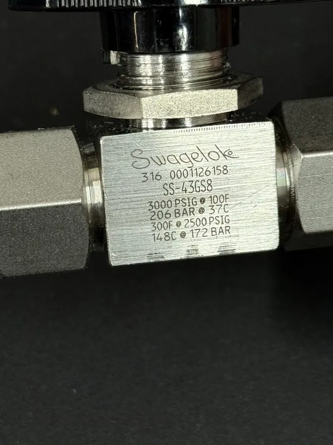 Клапан SS-43GS8 Swagelok Stainless Steel 40G Series Ball Valve 1/2" OD Tube — фото лота 1