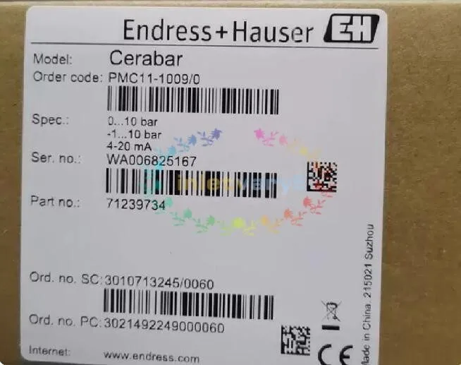Датчик давления Endress+Hauser PMC11-AA1U1PBWBJA (PMC11-1009/0) Pressure Transmi
