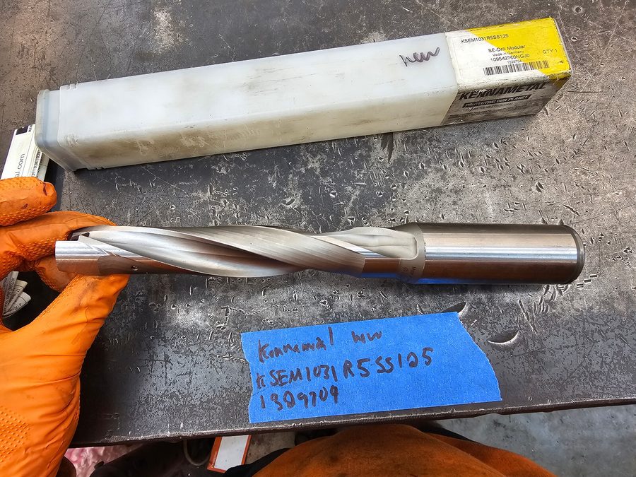 Режущий инструмент Kennametal 1.0313 Ø Insert Drill Body 1.25 Shank 5.5 DOC KSEM