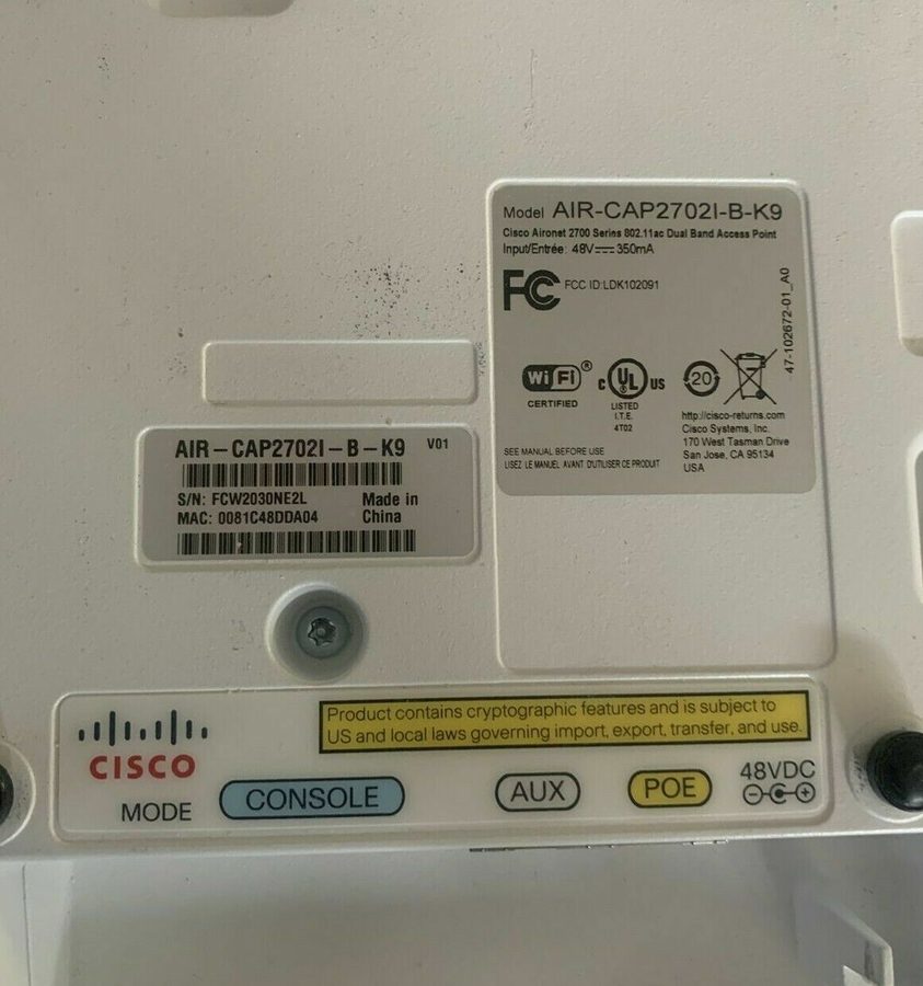 Фото лота LOT4-CISCO от продавца №43781
