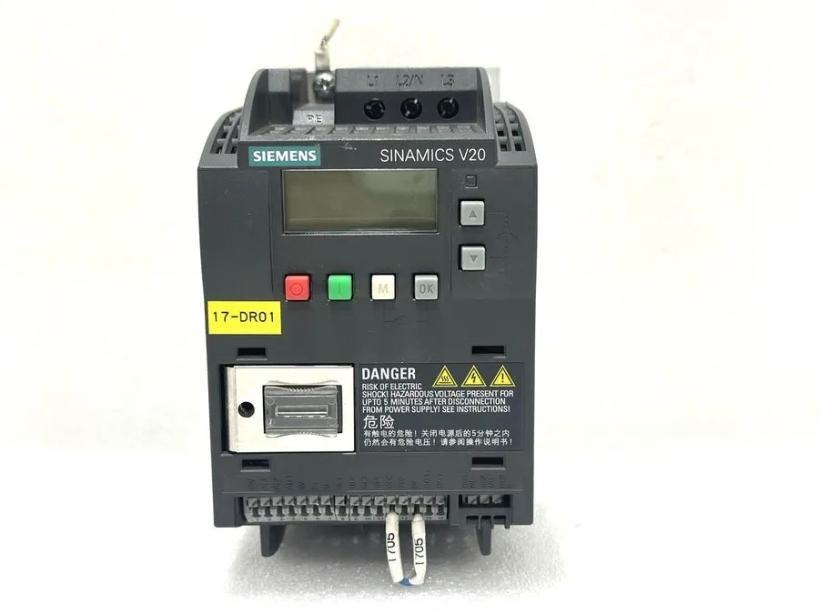 Частотный преобразователь SIEMENS SINAMICS 6SL3210-5BE13-7UV0 0.37KW 400VAC V20 